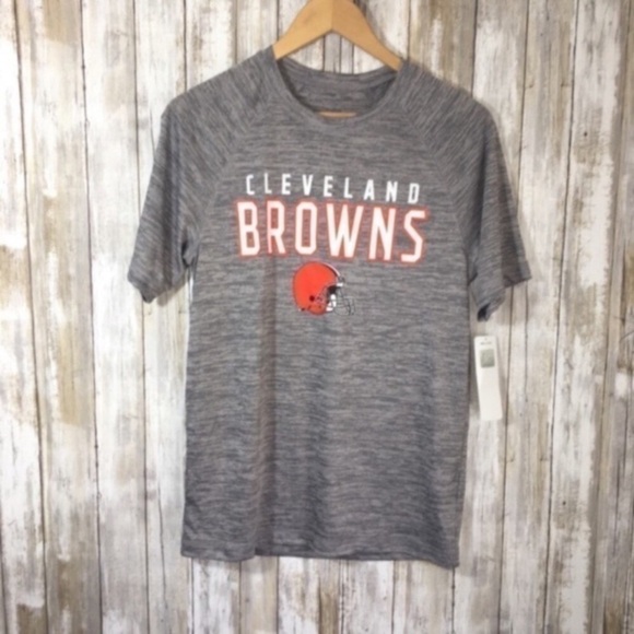 NWT NFL Cleveland Browns Grey Tee - Picture 1 of 5
